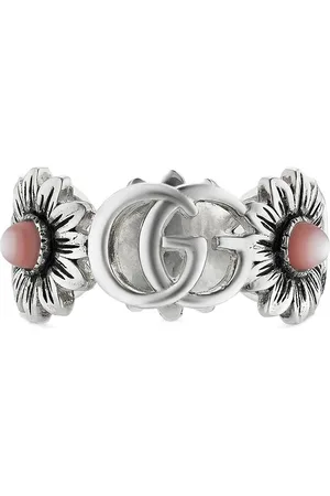 Gucci Sterling GG Marmont ring