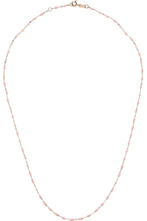 GIGI CLOZEAU 18kt rose gold Saumon bead necklace