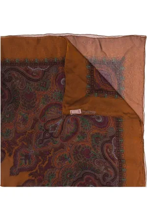 Saint Laurent Paisley print scarf