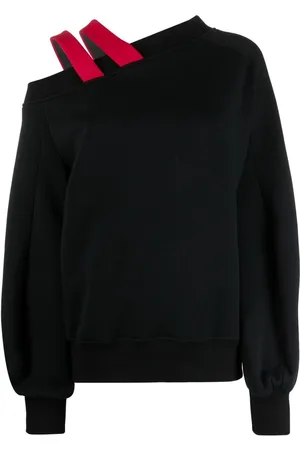 Atu Body Couture X Ioana Ciolacu strap-detail one-shoulder sweatshirt