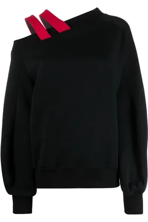 Atu Body Couture X Ioana Ciolacu strap-detail one-shoulder sweatshirt