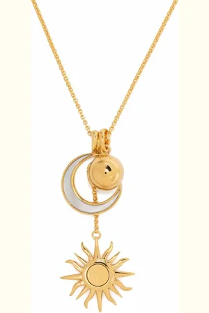 Dinny Hall 22K vermeil My World Celestial Edit pearl necklace