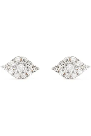 DJULA 18kt gold diamond Eyes earrings