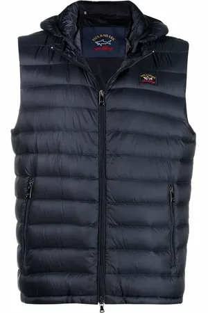 Paul & Shark Detachable-hood ultralight vest