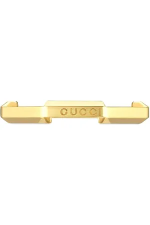 Gucci 18kt yellow Link to Love mirrored ring