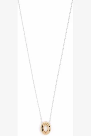 Le Gramme 18kt yellow gold and sterling 3g Entrelacs pendant necklace