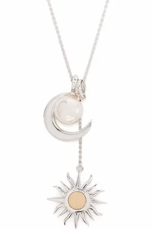 Dinny Hall 9kt yellow gold and sterling My World Celestial Edit necklace