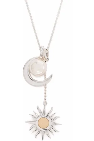 Dinny Hall 9kt yellow gold and sterling My World Celestial Edit necklace