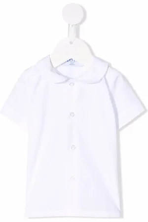SIOLA Peter pan-collar cotton shirt