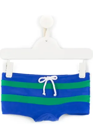 AMIR SLAMA Striped swim trunks