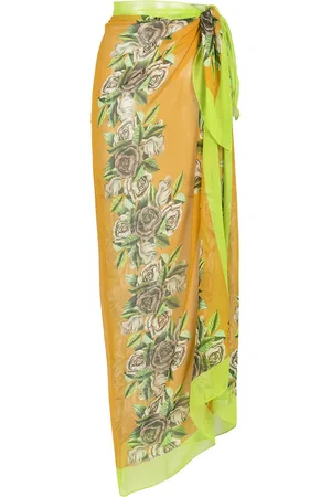 AMIR SLAMA Printed beach skirt