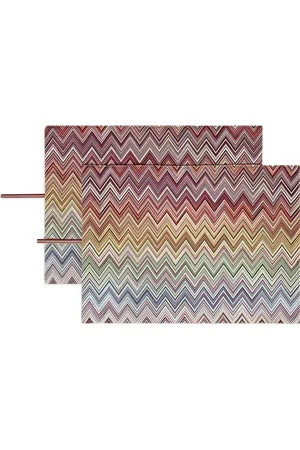 Missoni Zigzag-print two-piece placemat set