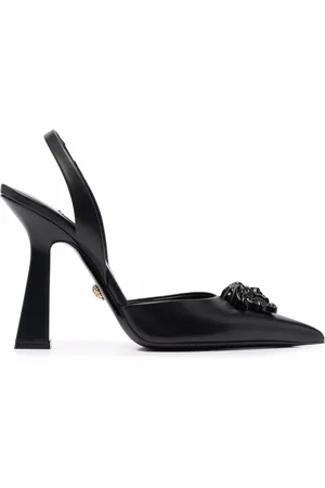 VERSACE La Medusa 12mm slingback pumps
