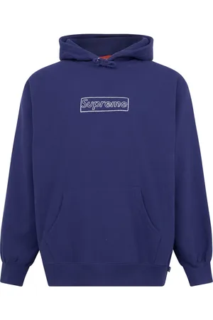 Supreme X Kaws chalk logo hoodie