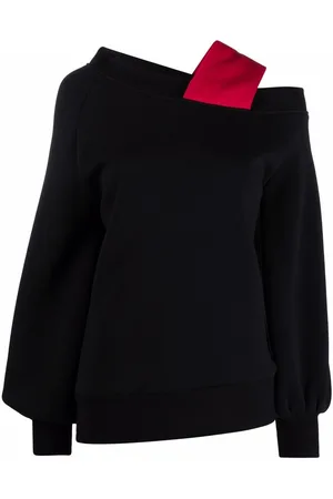 Atu Body Couture X Ioana Ciolacu padded-strap asymmetric sweatshirt
