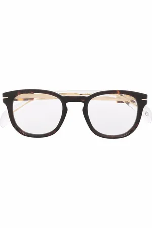 DB EYEWEAR BY DAVID BECKHAM Tortoiseshell-effect cat-eye glasses