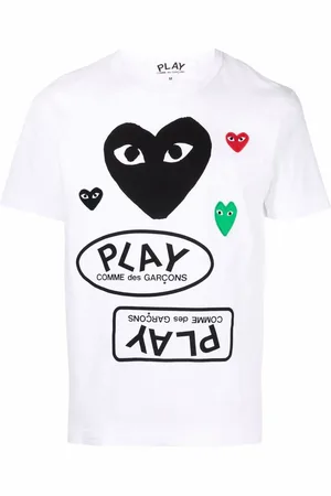 Comme des Garçons Heart logo-print T-shirt