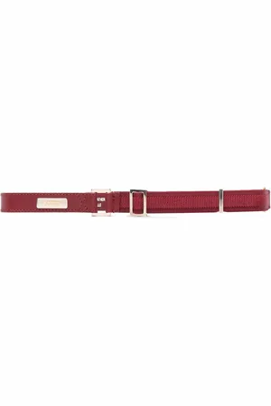 Gianfranco Ferré 2000s logo plaque belt