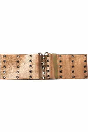 Gianfranco Ferré 2000s eyelet embellished thick belt