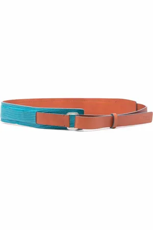 Gianfranco Ferré 2000s lizard skin-effect belt