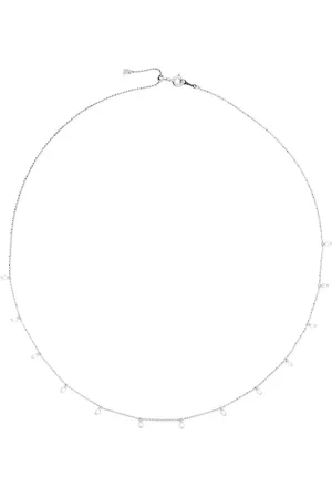 DJULA 18kt white gold 13 Tassels diamond necklace