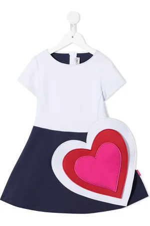 Simonetta Heart-patch dress