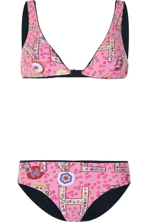 CHANEL 2010s logo-print bikini