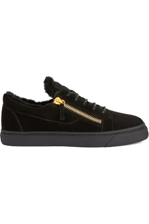 Giuseppe Zanotti Frankie shearling-trimmed sneakers