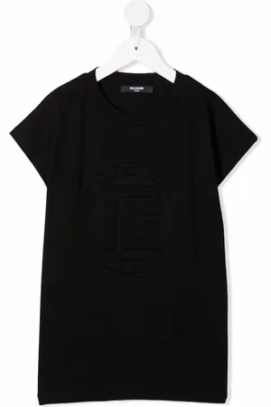 Balmain Logo-embossed T-shirt dress