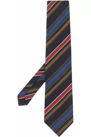 Etro Striped cotton-silk tie