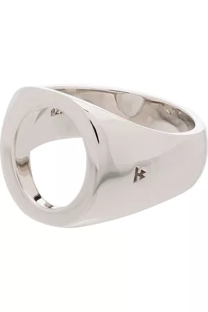 TOM WOOD Sterling silver oval open ring