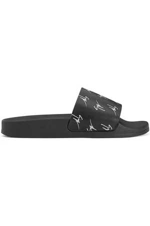 Giuseppe Zanotti Brett logo-print slides