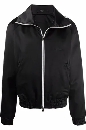 AMIRI Zip-up satin track jacket