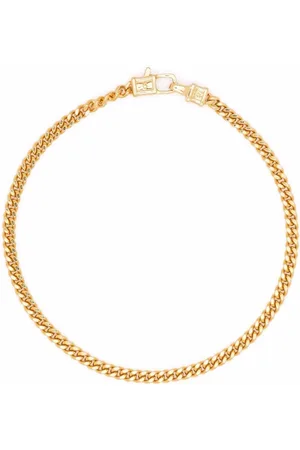 TOM WOOD Curb M -plated sterling silver bracelet