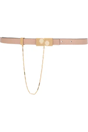 PORTS 1961 Chain-link leather belt