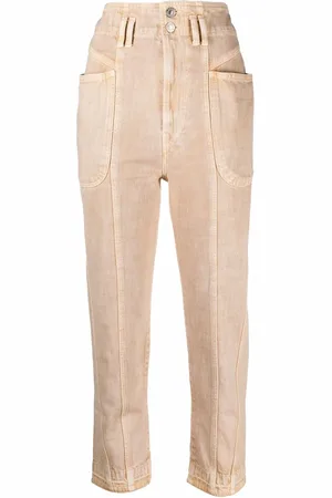 Marant Etoile High-rise cropped jeans