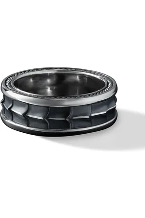 David Yurman Sterling Armory band ring (9mm)