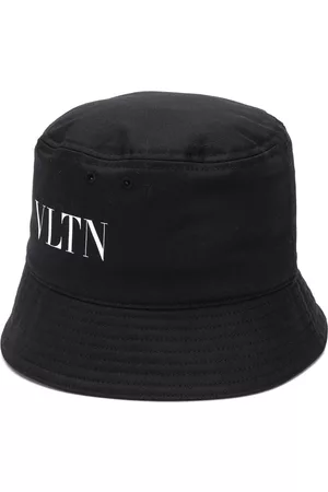 VALENTINO Men Hats - Logo-print bucket hat
