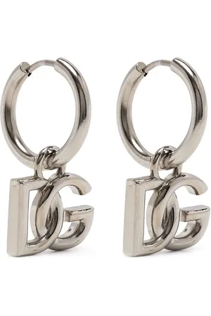 Dolce & Gabbana DG-logo hoop earrings