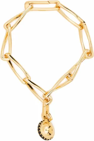 Missoma Twisted Link chain pavé sphere bracelet
