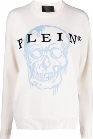 Philipp Plein Skull-intarsia jumper