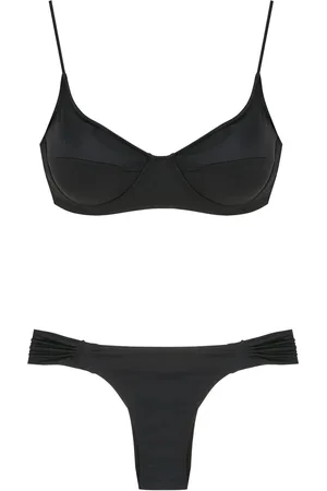 Brigitte Ruched-detail bikini