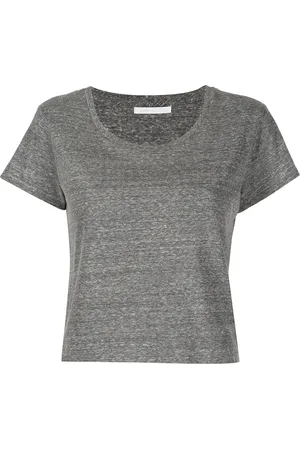JOHN ELLIOTT Scoop-neck cropped T-Shirt