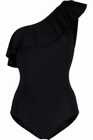 Isabel Marant Ruffle-trim one-shoulder swimsuit