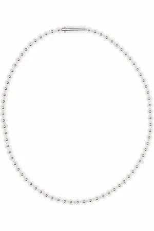 Le Gramme 51g polished beaded necklace