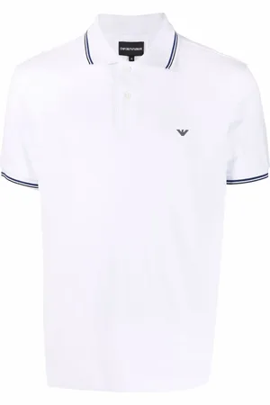 Emporio Armani Logo-print cotton polo shirt