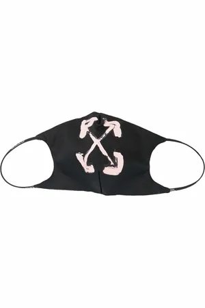OFF-WHITE Painted Arrows motif face mask