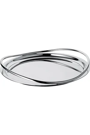 Christofle Vertigo round tray (39cm)