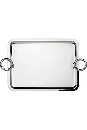 Christofle Vertigo rectangular tray (43cm x 31cm)