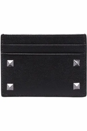 VALENTINO GARAVANI Rockstud leather cardholder